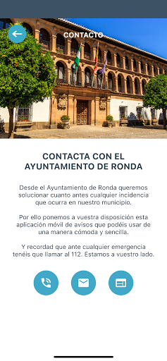 Android application Ronda a Mano screenshort