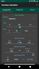 Running Calculator: Pace, Race - Apps On Google Play