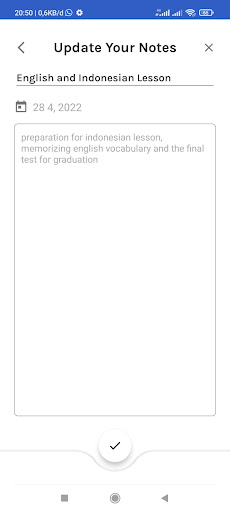 My Notes App Screen 3