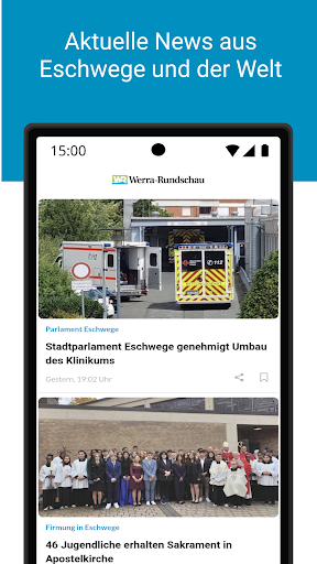 Android application Werra-Rundschau screenshort
