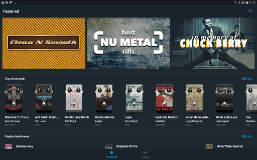 Screenshot of Tonebridge Guitar Effects
