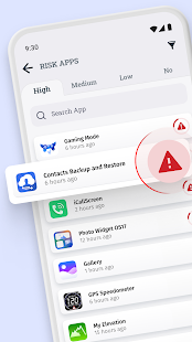 App-Berechtigungsmanager Screenshot
