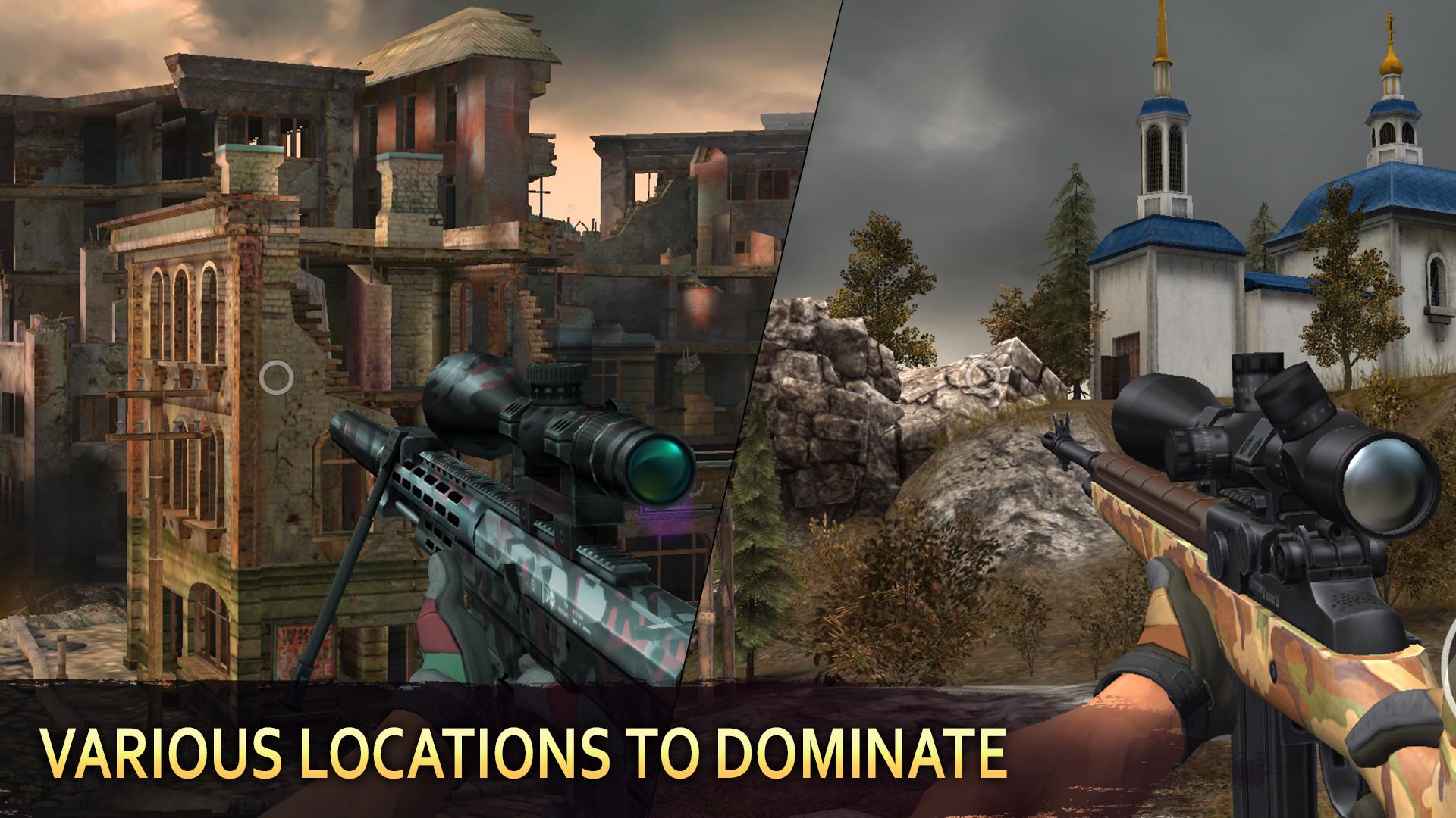 Android application Sniper Arena: PvP Army Shooter screenshort