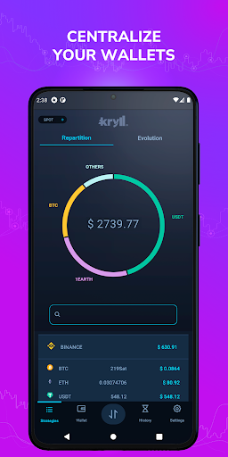 Kryll.io - Trade BTC & Crypto Screen 3