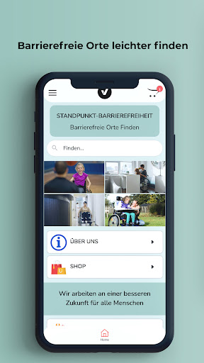 Android application Standpunkt-Barrierefreiheit screenshort