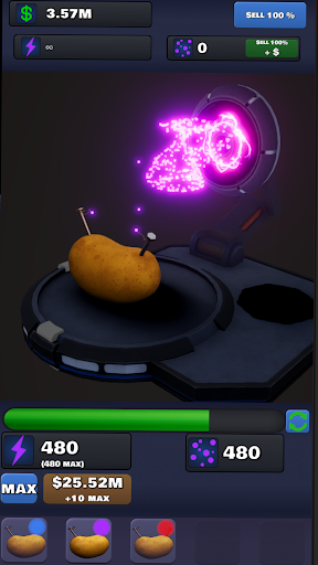 Idle Potato Power Screen 2
