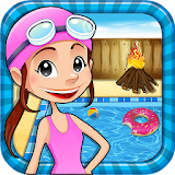 Pool Party & BBQ Cooking icon