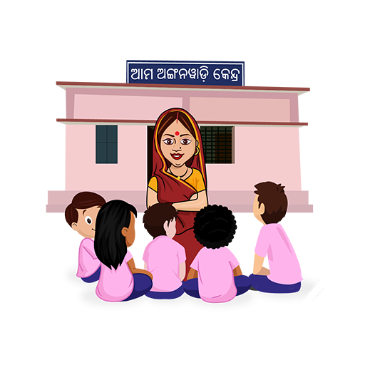 Anganwadi Saksham App logo