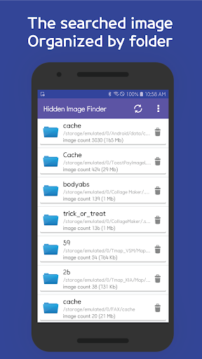 Android application Hidden Image Finder(Find all i screenshort