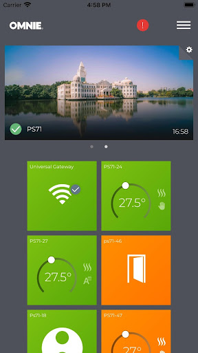 OMNIE Home Screen 2