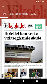 Imágen 1 Vikebladet Vestposten eAvis android