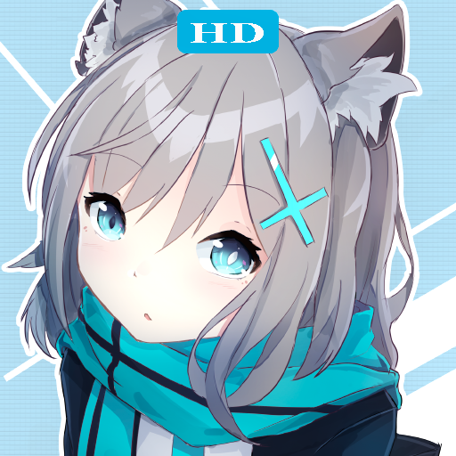 Anime Wallpaper Aesthetic HD logo