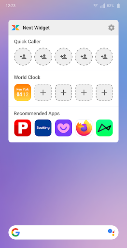Next Widget Screen 2