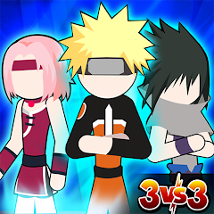 Stickman Ninja 3v3 v3.3 MOD APK (Unlimited Money/Gems)