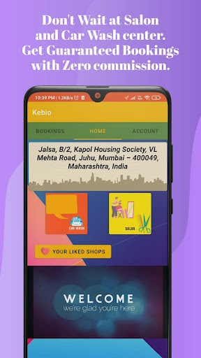 Android application Kebio screenshort