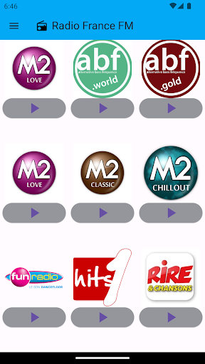 Android application Radio France Fm screenshort