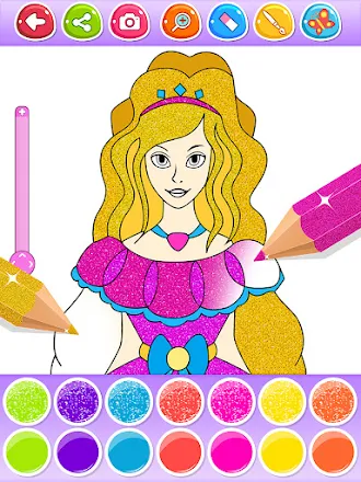 Game screenshot Glitter Coloring Games apk download