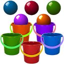 Bucket Roleta - Bucket Bubble Ball Game