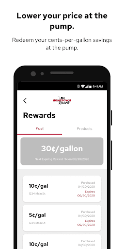 MI Hometown Rewards Screen 2