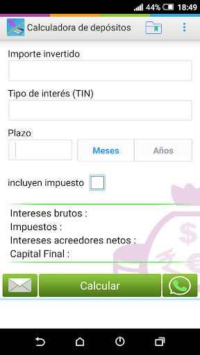 Vista previa de la aplicación