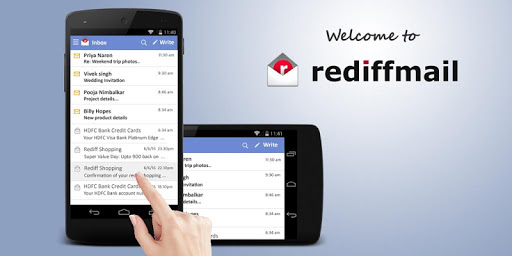 Android application Rediffmail Professional screenshort
