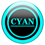 Cyan Glass Orb Icon Pack
