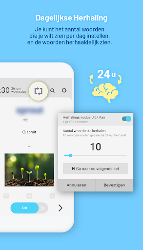 Android application WordBit Vietnamees (VNNL) screenshort