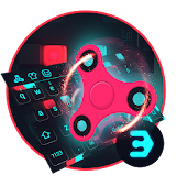 RED Fidget spinner icon