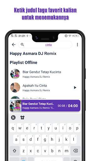 Happy Asmara DJ Remix Offline Screen 3
