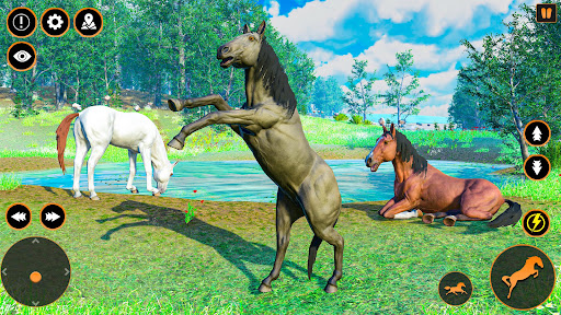 Wild Horse Games: Horse Family Screen 2