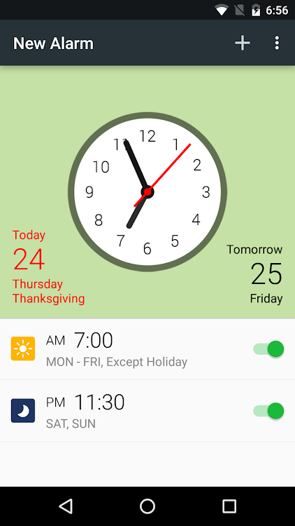 Alarm: Clock with Holidays - 1.0.91 - (Android)