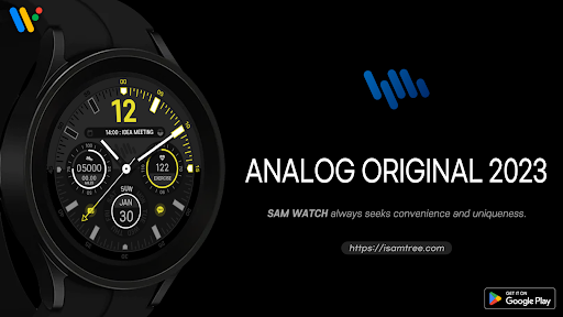 Android application SamWatch Analog Original 2023 screenshort
