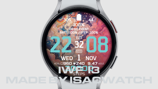 Android application IWF I3 watchface screenshort