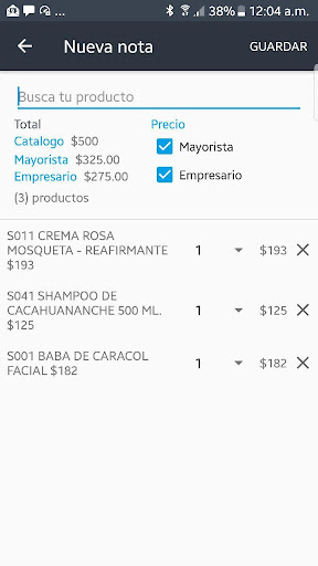 Notas de Sheló Screen 2