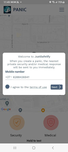 JustSafetify Screen 2