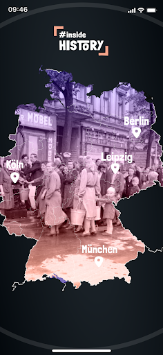 Android application #insideHISTORY screenshort