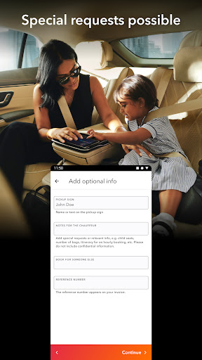 Screenshot of Blacklane - Chauffeur Service