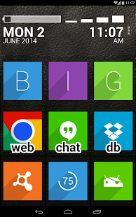 BIG Launcher - deutsch Screenshot