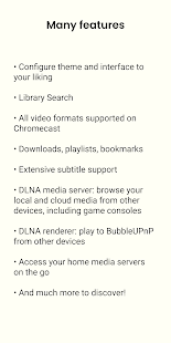 BubbleUPnP UPnP/DLNA Lizenz Screenshot