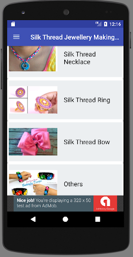 Silk Thread Jewellery Making D