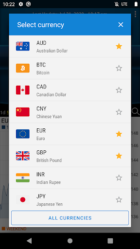 Screenshot of Easy Currency Converter