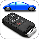 Car key simulator icon