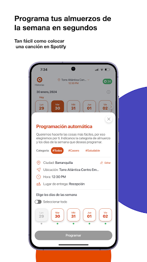 Quchara - Almuerzos a tiempo Screen 3
