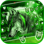 Cover Image of Download Wild Night Wolf Keyboard Theme  APK
