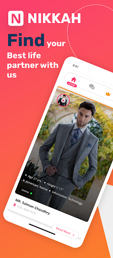 Android application Nikkah screenshort