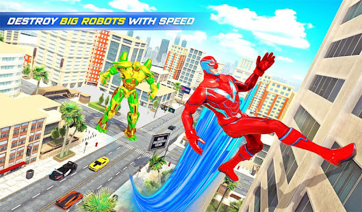 Grand Police Robot Speed Hero City Cop Robot Games 38 screenshots 10