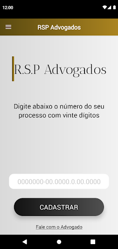 Android application RSP Advogados screenshort