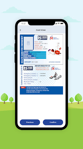Digital Health Card For U Screen 3