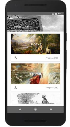 Android application Audio Bible 2 screenshort