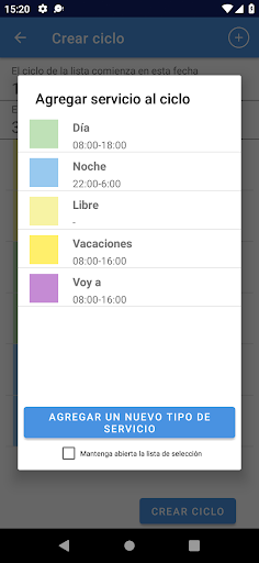 Horario de trabajo screenshot 3